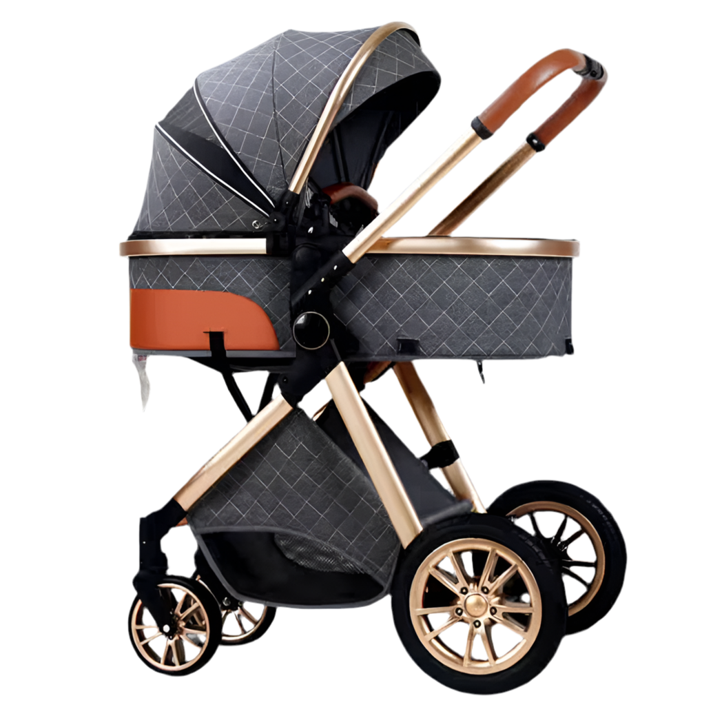 Adjustable High View Baby Stroller Carriage