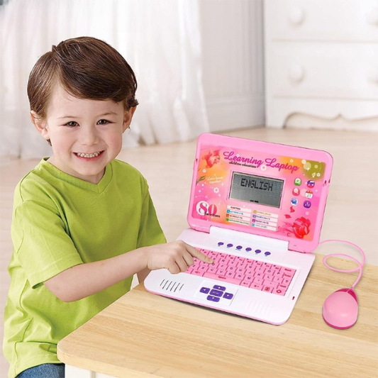 Kids Intelligent Learning Machine Laptop with Mouse